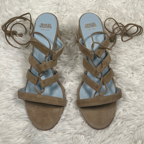 Frances Valentine | Jade Ankle Gladiator Heels - Picture 7 of 10